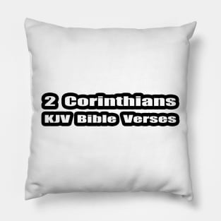 2 Corinthians KJV Bible Verses Pillow
