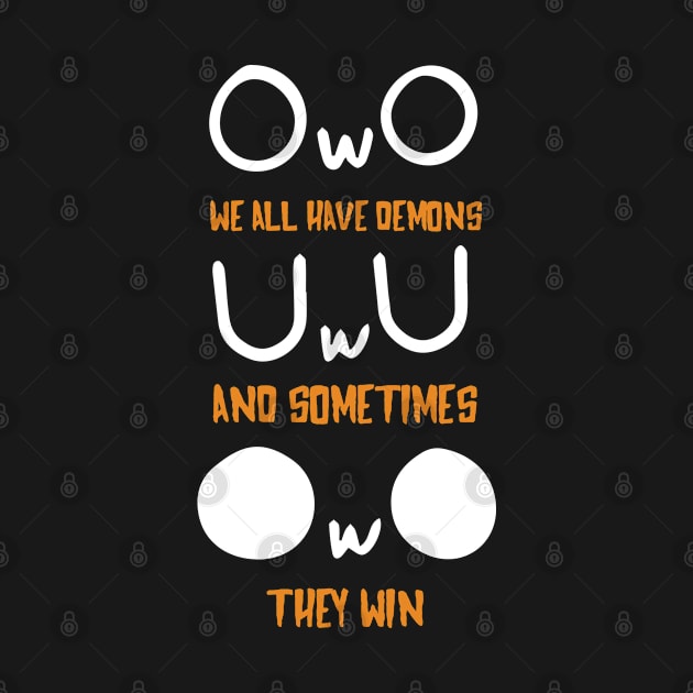 OwO UwU Face All Have Demons Anime Aesthetic Otaku by CrissWild