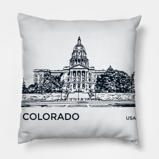 Colorado State USA Pillow