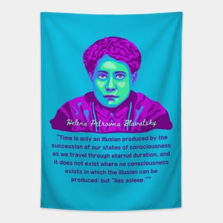 H. P. Blavatsky Portrait and Quote Tapestry