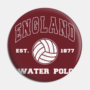 England Water Polo - ball Pin