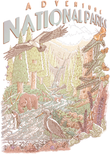 Adventure National Parks Magnet