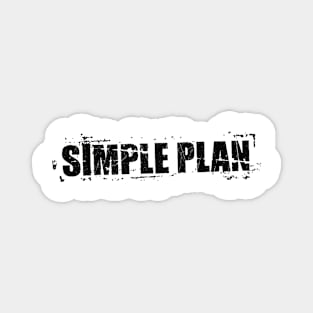 Simple Plan Vintage Magnet