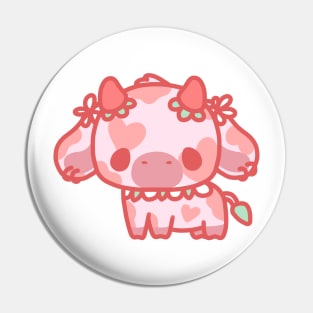 fluffy strawberry cow Pin