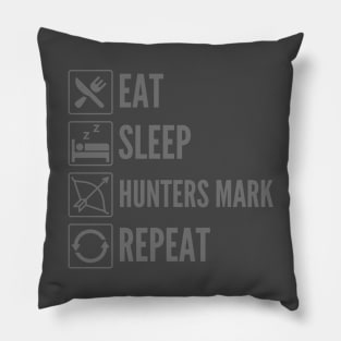 Eat, Sleep, Hunter Mark, Repeat - Range Print Pillow