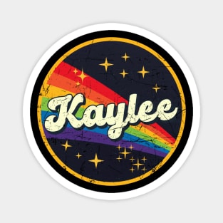 Kaylee // Rainbow In Space Vintage Grunge-Style Magnet