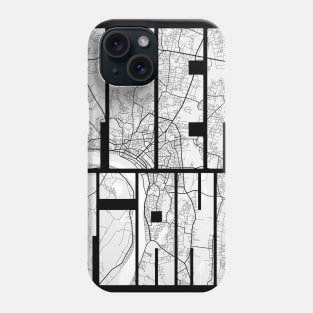 Vientiane, Laos City Map Typography - Light Phone Case