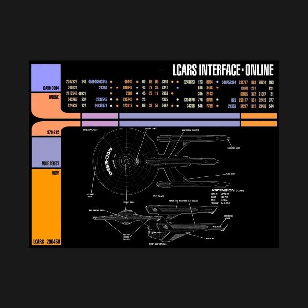 Library Computer Readout Showing Movie Era Dreadnought by Starbase79