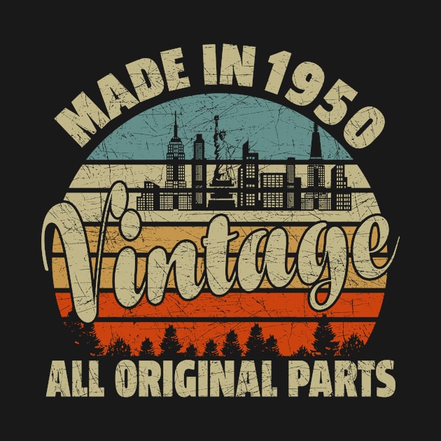 Vintage All Original Parts Made In 1950 71st Birthday by Salimkaxdew