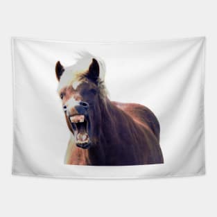 Icelandic Horse Laughing Out Loud Tapestry