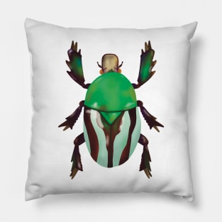 Jewel Beetle Pillow