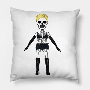 Skeleton 4 Pillow