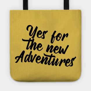 New adventures camping quote funny Tote