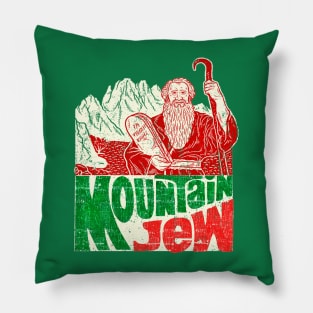 Moses Ten Commandments Pun Mountain Jew Pillow