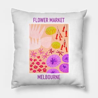 Flower Market from Melbourne Pillow