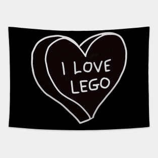 I Love Lego Tapestry