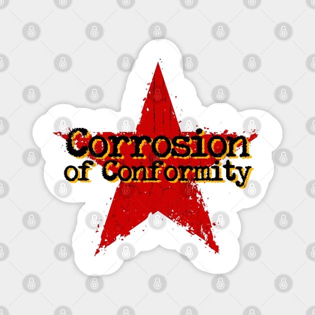 best vintage star Corrosion of Conformity Magnet by BerduaPodcast