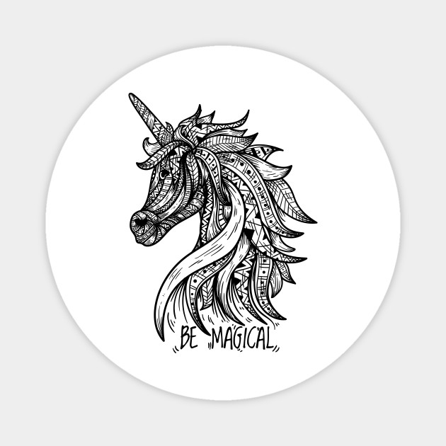 Unicorn Be Magical Unicorn Magnet Teepublic Unicorn Be Magical Unicorn Magnet Teepublic