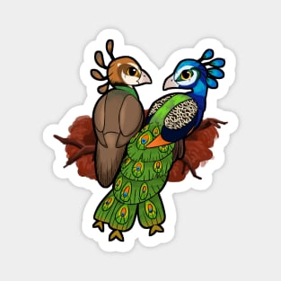 Indian Peafowl Magnet