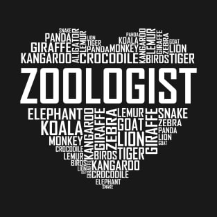 Zoologist - Heart T-Shirt