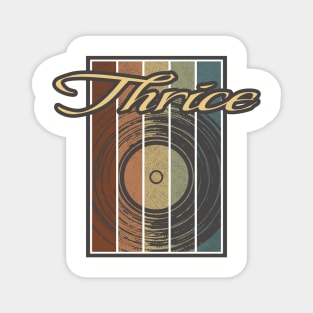 Thrice Vynil Silhouette Magnet