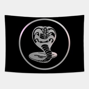 Cobra Logo Silver Tapestry