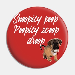 Snoopity Poop Pin