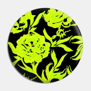 Flower spring fluorescent Pin