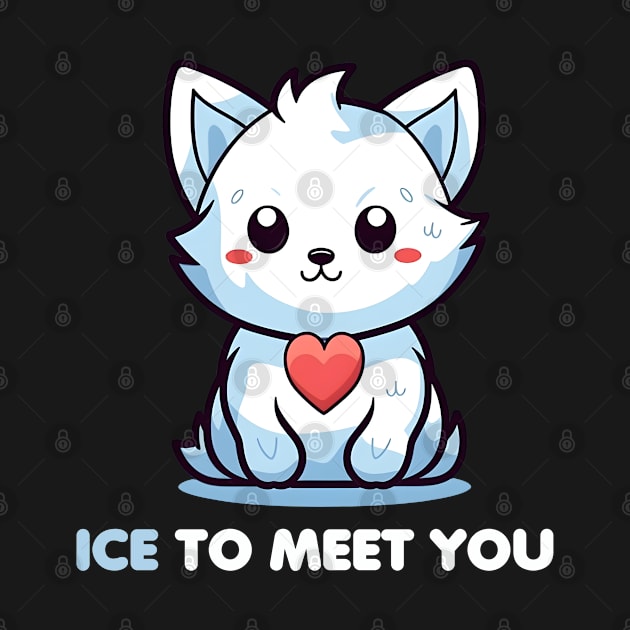 Ice To Meet You Arctic Fox by JB.Collection