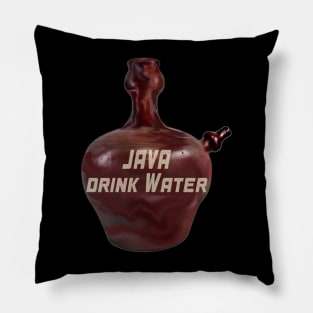java drink water Pillow