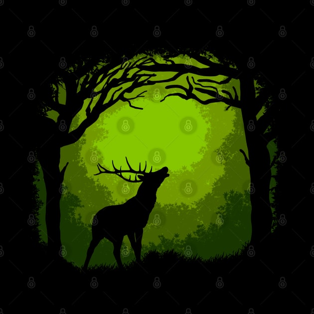 Forest Deer by nickbeta