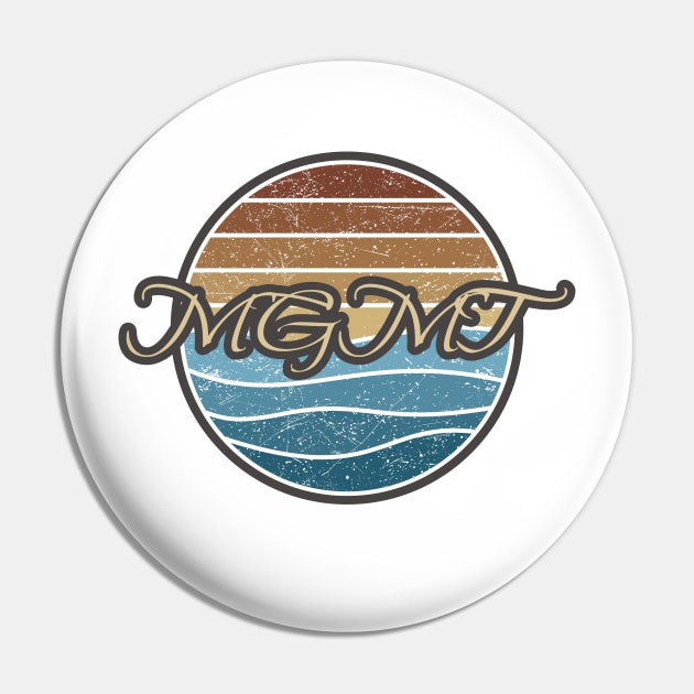 MGMT Retro Waves Pin by North Tight Rope