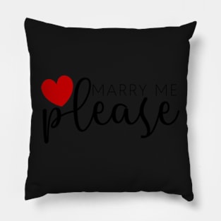 Marry me Please Pillow