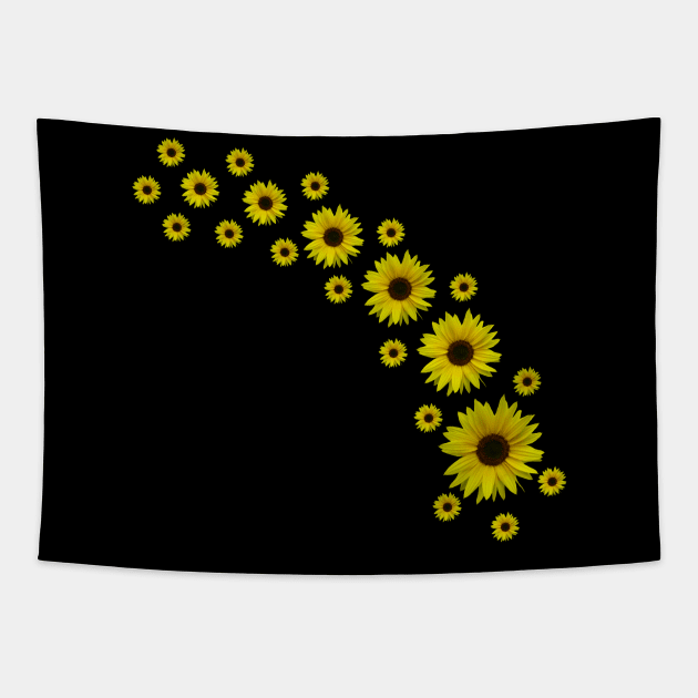 sunflower flowers garden nature giftidea Tapestry by rh_naturestyles