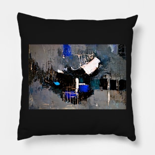 Abstract blue Pillow