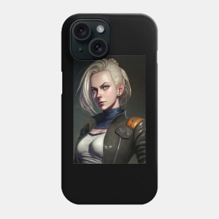 women and blue eye power Phone Case