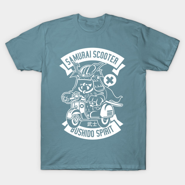 Discover Riding like a samurai - Scooter - T-Shirt