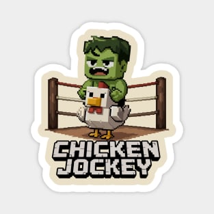 Chicken-Jockey Magnet