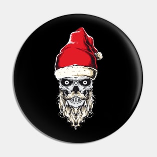 barber shop Beard Mustache Christmas Hat Pin