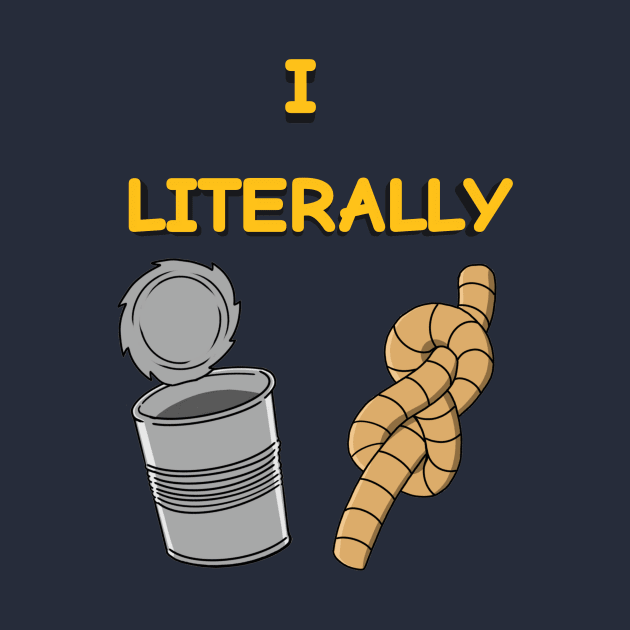 I Literally Can Knot by WeFlaps Comics Merch