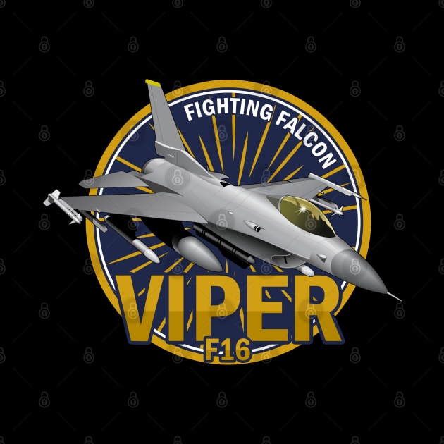 F-16 Viper Fighting Falcon by Mandra