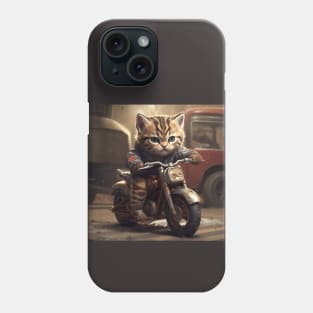 Cat Biker Phone Case