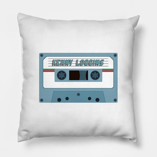 Kenny Loggins Pillow by Yogadio976