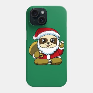 Santa Sloth Phone Case