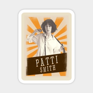 Vintage Aesthetic Patti Smith 80s Magnet