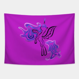 Tribal Pony - Nightmare Moon Tapestry