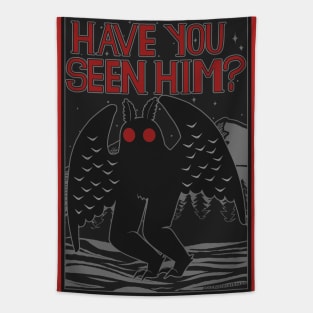 Mothman Sighting Poster Tapestry