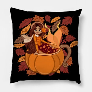 Fall Mermaid Pillow