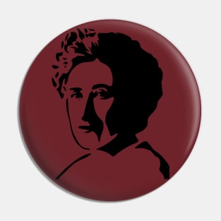 Rosa Luxemburg Silhouette - Socialist, Feminist Pin