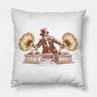 Drop The Beat | Vintage Turntable DJ Pillow